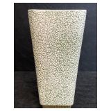 MCM SHAWNEE POTTERY GREEN & WHITE SPECKLED  VASE