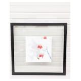 CEDRIC PORCHEZ "ORCHID BLANCHE" PRINT 25" X 24"