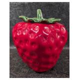 Vintage McCoy Pottery Strawberry Cookie Jar