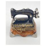 VINTAGE LIMOGES SEWING MACHINE TRINKET/JEWELRY