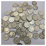 70 Silver Roosevelt Dimes