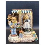 Hummel Scape Blooming Delights Music Box / Candle
