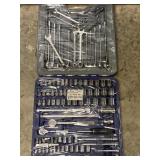 SOCKET & WRENCH SET MOSTLY BLUE POINT CASE