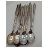11- ROGERS TEA SPOONS