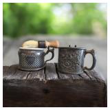 Antique Victorian Derby Silver Co. Quadruple