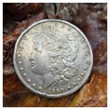 1890 Morgan Silver Dollar