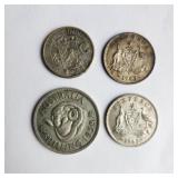 Foreign Silver Coins Australia Netherlands E