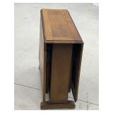 Antique Spring Assist, Drop Leaf Table , Veneer