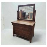 Antique Helmers Furniture Dresser Quartersawn Oak