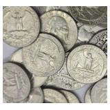 35 Silver Washington Quarters