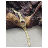 14K Gold Nugget Styled Watch Band 17.18g