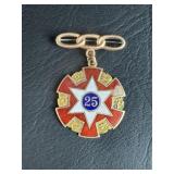 Odd Fellows Victorian Metal Brooch/ Pin Tests as