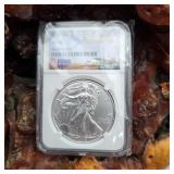 NGC 2019 MS70 Silver Eagle Idaho