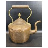 Antique Gooseneck Copper Tea Kettle