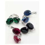 4 NEW DANGLE PIERCED EARRINGS COSTUME JEWELRY