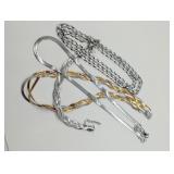 3 NEW NECKLACES & NEW BRACELET COSTUME JEWELRY