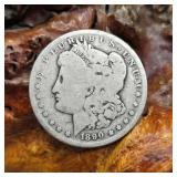 1890 O Morgan Silver Dollar