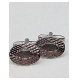 STERLING SILVER CUFFLINKS 7.8g