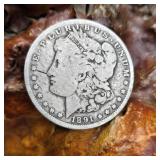 1891 O Morgan Silver Dollar