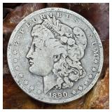 1890 Morgan Silver Dollar