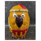 Vintage Indian Chief Owl Cookie Jar