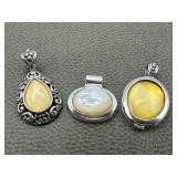 Mother of Pearl, Yellow MOP & Egg Yolk