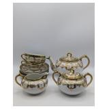 SHOFU NIPPON  JAPAN TEA SET TEAPOT, CREAM, SUGAR,