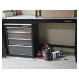 Husky Work Bench and Drawer Unit w/ Contents