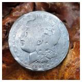 1891 O Morgan Silver Dollar (Toned)