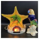 Yankoware Parrot Flower Frog & Florida Starfish