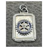 18K Gold Rotary International 1929 Pendant 3g