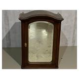 Vintage Wooden Medicine Cabinet w/ Mirror , No