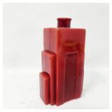 Vintage perfume bottle Duska by Langlois 1928 red