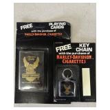 6 NOS HARLEY DAVIDSON CIGARETTES PLAYING CARDS &