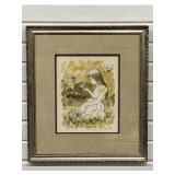 Samantha Leilani Signed AP Litho Girl w/