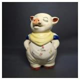 Shawnee Smiley Pig Cookie Jar W/ Bee On Snout
