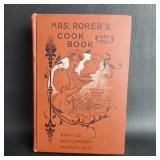 Antique 1886 Mrs. Rorerï¿½s Cook Book ï¿½