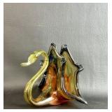 Art Glass Swan