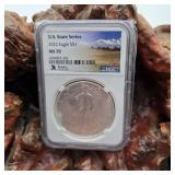 NGC 2022 MS70 Silver Eagle Iowa