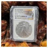 NGC 2021 MS70 Silver Eagle