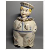 Shawnee Pottery USN Sailor Boy GOB Gold Trim