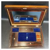 Vintage Wooden Sewing Box
