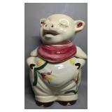 Vintage 1940s Shawnee Pottery Smiley Pig Tulip