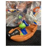NOS KERMIT THE FROG BATHTUB TOYS FROM McDONALDS