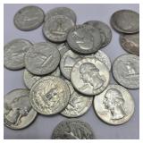 20 Silver Washington Quarters