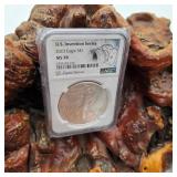 NGC 2023 MS70 Invention Series Silver Eagle