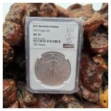 NGC 2023 MS70 Invention Series Silver Eagle