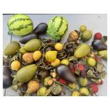 Lot of Faux Fruit Melons/ Berries/ Pears All