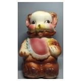 Mid Century American Bisque Bear Cookie Cookie