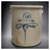 Large #15 Salt Glaze Crock w/ Cracks